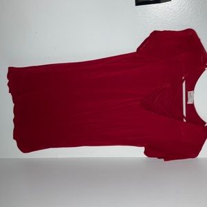 Lace front tee shirt